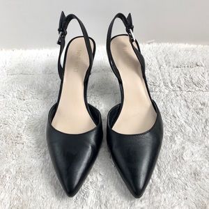 nine west epiphany slingback leather pump